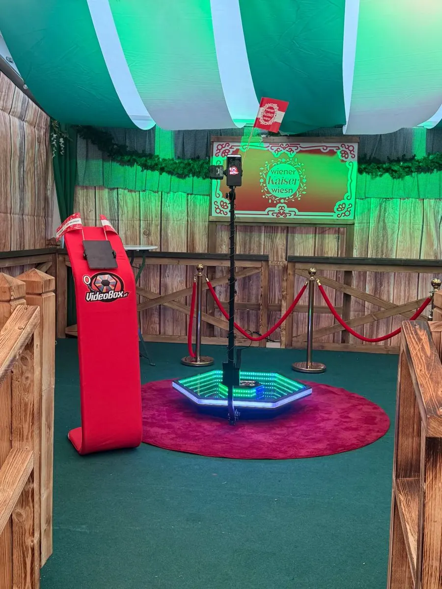 360° VideoBox bei einem winterlichen Firmenevent