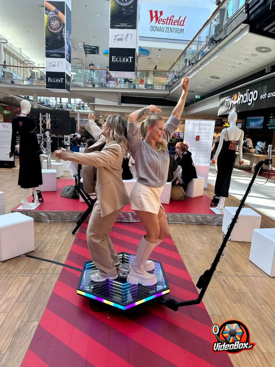 Videobooth at Westfield Donau Zentrum