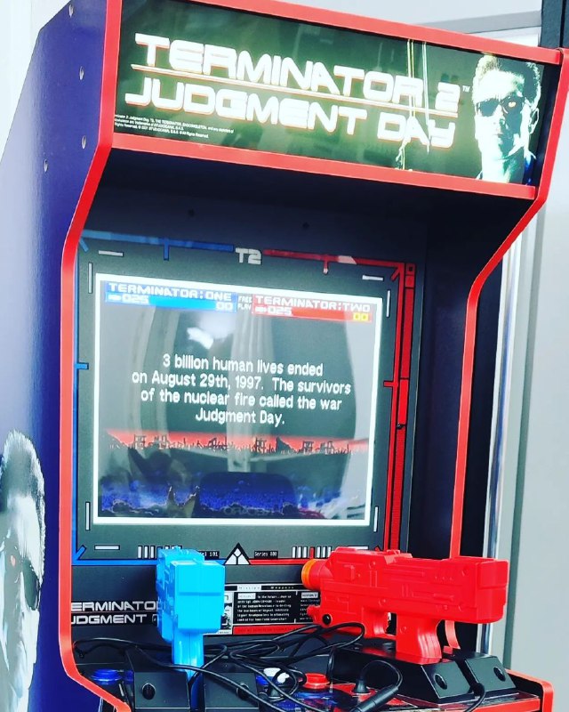 Terminator 2 mit 2 Gun Controllern