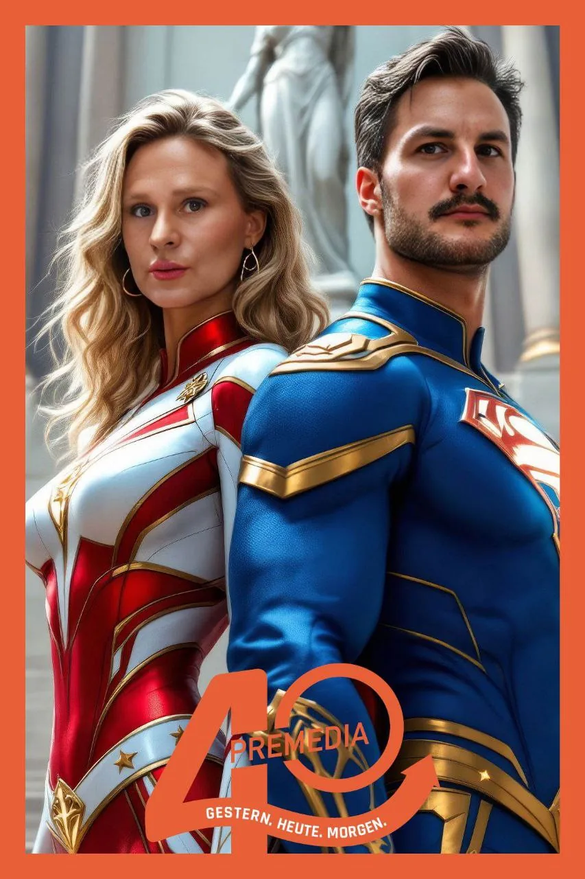 AI Fotobox Face Swap Superheld Wien