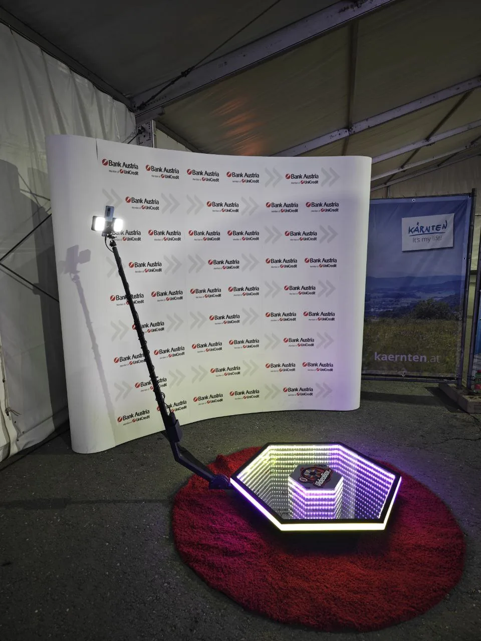 Mirror Fotobox Setup
