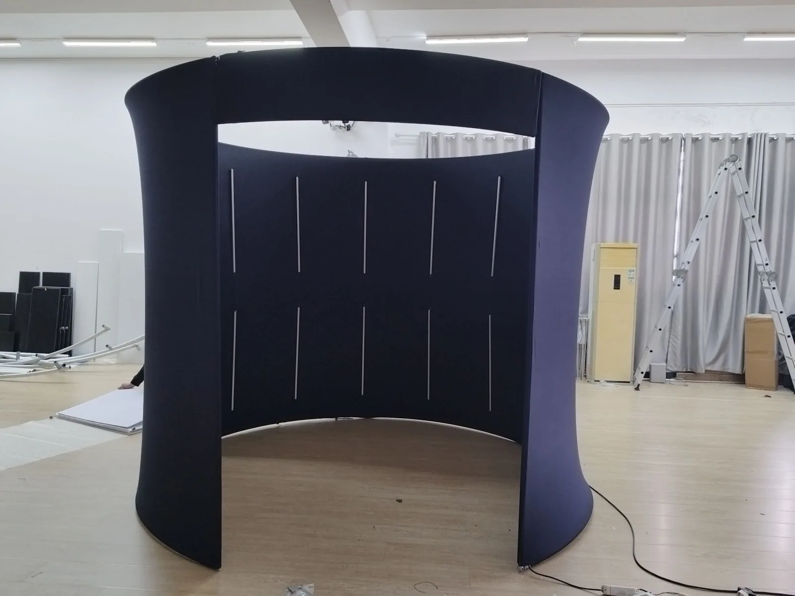 Runder LED Hintergrund